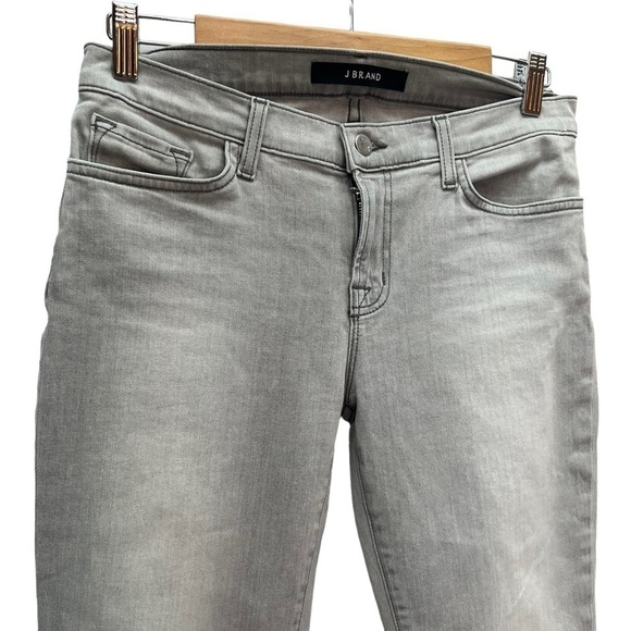 J Brand Grey Skinny Mid Rise Jeans Size 28 - Picture 6 of 9